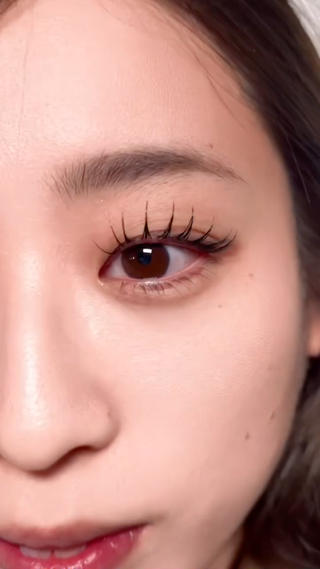 フラットマットラッシュ120本×下まつげパーマ 