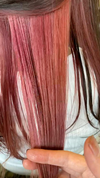 【インナーピンク】
#インナーカラー #ベイビーピンク
#ピンクカラー