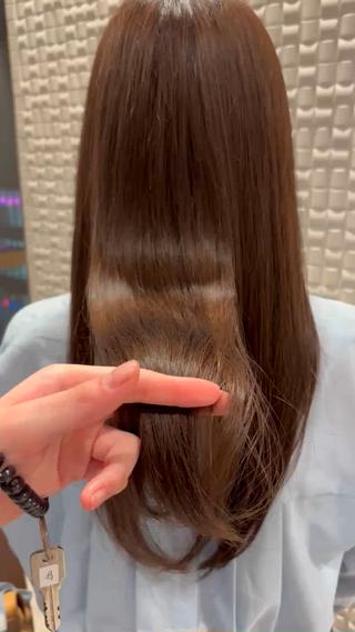 ロング 艶髪໒꒱/透明感 カラー🍀_そら🪽のヘアスタイル