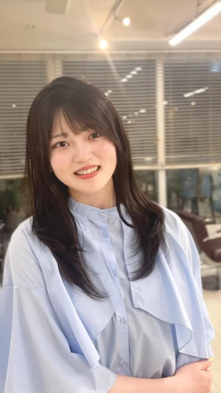 ロング 奥野/レイヤーボブ /透明感カラーのヘアスタイル