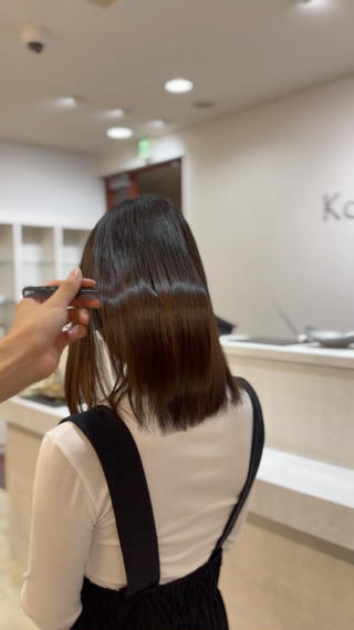 ロング 奥野/レイヤーボブ /透明感カラーのヘアスタイル