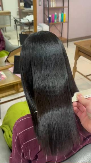 ミディアム Yushin /髪質改善/縮毛矯正のヘアスタイル