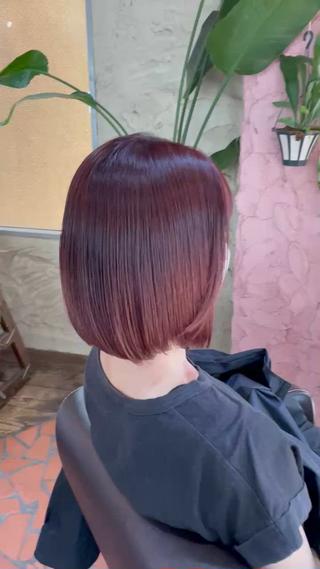 ミディアム カラー 千葉 香奈のヘアスタイル