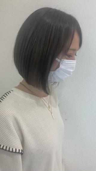 グレージュ イヤリングカラー 