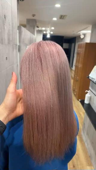 ロング カラー 髪質改善/ウスイ アイキ/_WHITEのヘアスタイル