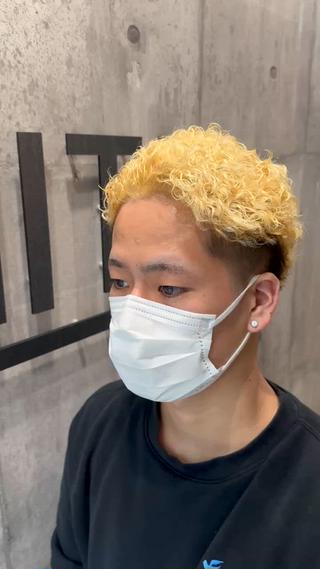 ショート パーマ 髪質改善/ウスイ アイキ/_WHITEのヘアスタイル