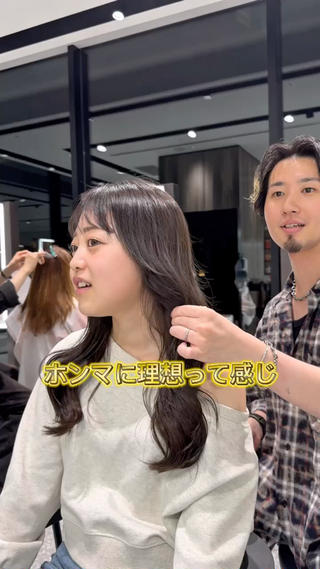 ブリーチ無しWカラー×透明感グレージュ 