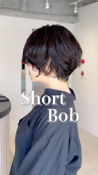 ショート SNSモニター募集！ くせ毛特化/大村のヘアスタイル