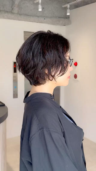 ショート SNSモニター募集！ くせ毛特化/大村のヘアスタイル