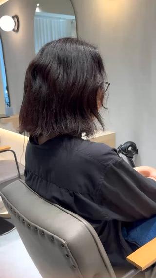 ショート SNSモニター募集！ くせ毛特化/大村のヘアスタイル