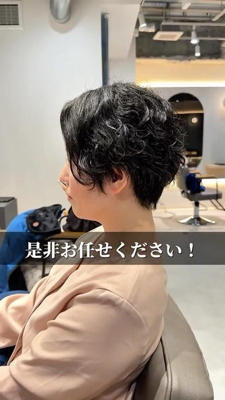 ショート SNSモニター募集！ くせ毛特化/大村のヘアスタイル