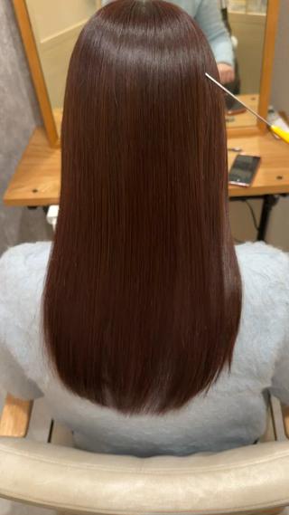 ロング カラー 髪質改善 艶髪🔵ﾌｾﾅｵﾔのヘアスタイル