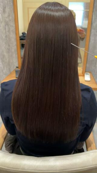 ロング カラー 髪質改善 艶髪🔵ﾌｾﾅｵﾔのヘアスタイル