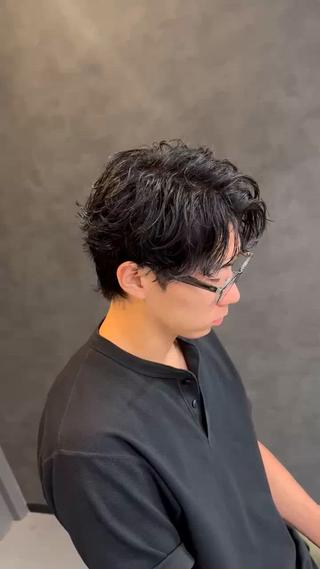 緩めシャドウパーマ