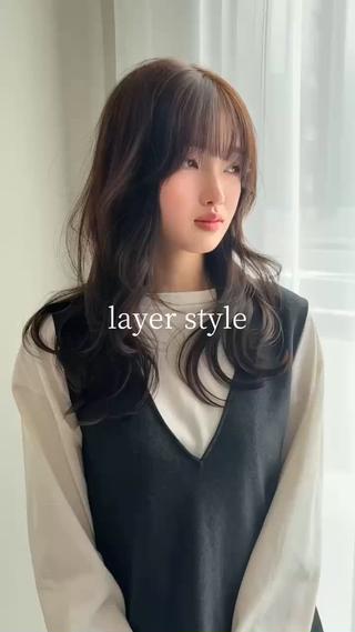 セミロング 【髪質改善×トレンド ヘア】杉崎のヘアスタイル