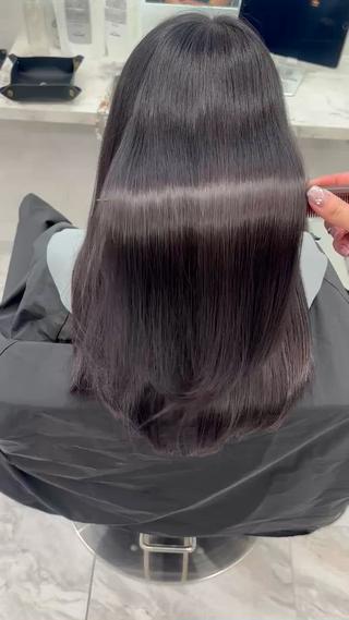 ダークラベンダーで品のある可愛いを
綺麗も可愛いも同時に叶うおすすめカラーです