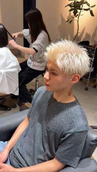 ショート カラー メンズ メンズ専門　井藤 雅也のヘアスタイル