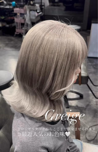 セミロング 五味 亜有里のヘアスタイル