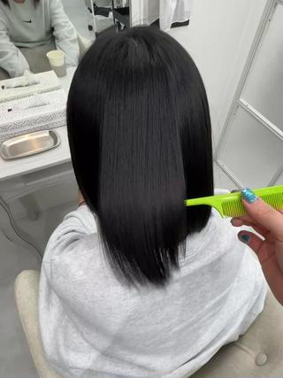 初めての髪質改善縮毛矯正♪ 