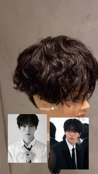 パーマ メンズ Amery kanazawahakkei所属・Luna ☾ ໋のヘアスタイル