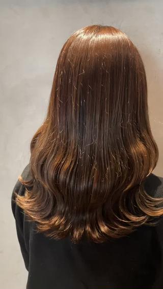 セミロング カラー Amery kanazawahakkei所属・Luna ☾ ໋のヘアスタイル