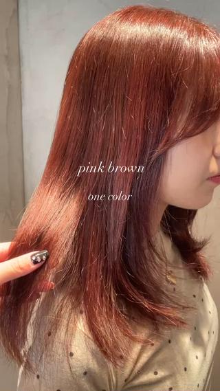 ミディアム カラー Amery kanazawahakkei所属・Luna ☾ ໋のヘアスタイル