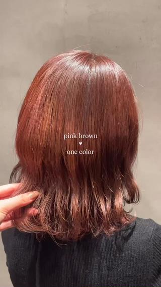 セミロング カラー Amery kanazawahakkei所属・Luna ☾ ໋のヘアスタイル