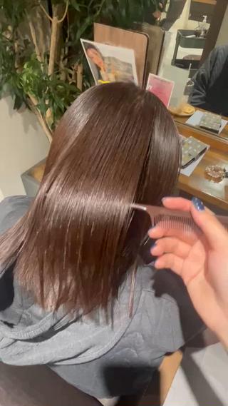 ミディアム 上田 愛來のヘアスタイル