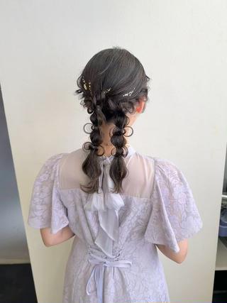 ヘアアレンジ HAIR MAKE Riza所属・谷口 弥生のヘアスタイル