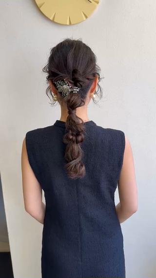 ヘアアレンジ HAIR MAKE Riza所属・谷口 弥生のヘアスタイル