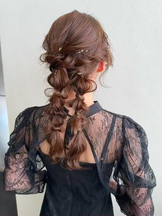 ヘアアレンジ HAIR MAKE Riza所属・谷口 弥生のヘアスタイル