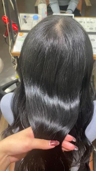 ロング カラー ヘアアレンジ 🍒ᩚ名駅/艶髪 縮毛矯正/あゆ🍒ᩚのヘアスタイル