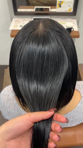 ミディアム カラー ヘアアレンジ 🍒ᩚ名駅/艶髪 縮毛矯正/あゆ🍒ᩚのヘアスタイル