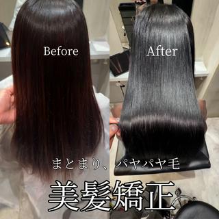 ロング 髪質改善×透明感× 艶髪🥀HIYORIのヘアスタイル