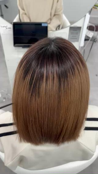 ストレートアイロンで熱処理して完成です！ 