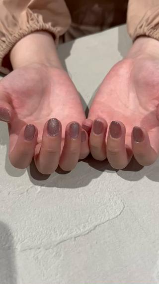 #マグネットネイル#自爪ネイル#赤磐ネイルサロン 