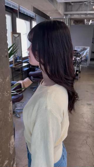 顔まりレイヤーで動きを出して巻いても可愛い髪型に!️