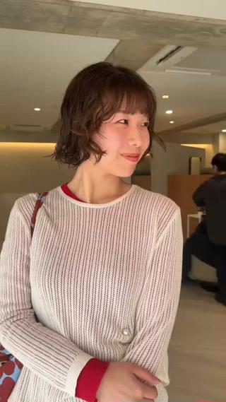 ミディアム カラー kakeru/ボブ パーマ/レイヤーのヘアスタイル