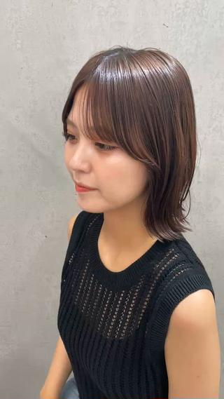 似合わせレイヤー🌟 巻ける縮毛矯正みつきのヘアスタイル