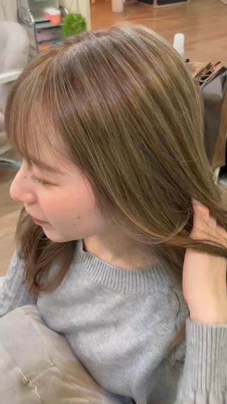 ロング カラー 🐆アンドウ チカコ🦓のヘアスタイル