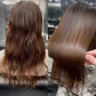 セミロング 神戸本格派髪質改善 /MITSUKIのヘアスタイル