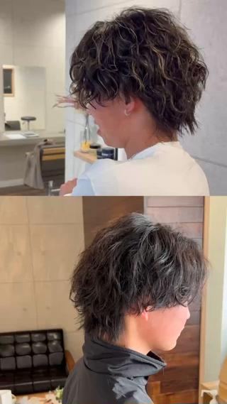 カラー パーマ メンズ 髪質改善/艶カラー TSUBASAのヘアスタイル