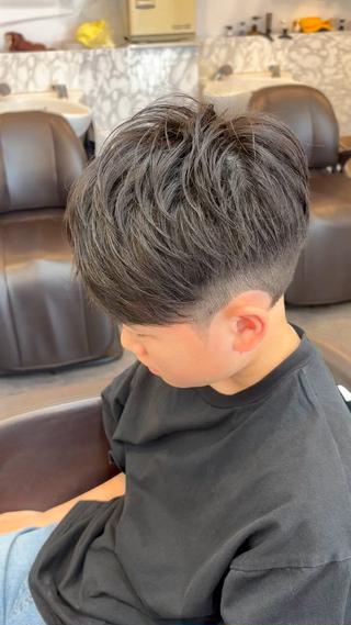 ショート キッズ 【長岡天神】レイヤー カット　Hiroのヘアスタイル