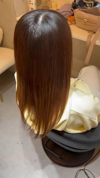 セミロング パーマ 💓シールエクステ ルミエールのヘアスタイル