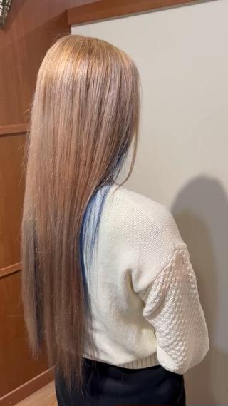ロング カラー 💓シールエクステ ルミエールのヘアスタイル