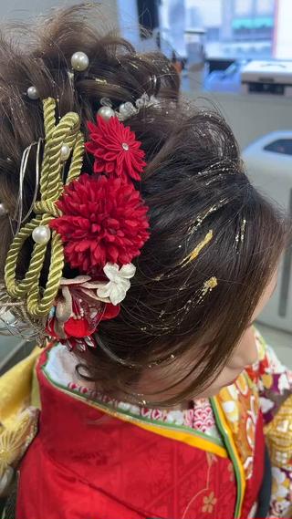 2024年成人式ヘアセット
カールアップ　動画バージョン 