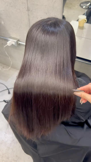 ロング ヒナ/大和西大寺 /縮毛矯正/髪質改善のヘアスタイル