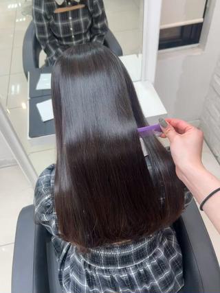 ロング うる艶ダメージレス 縮毛矯正✨あやののヘアスタイル