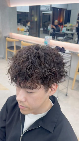 パーマ メンズ 名古屋シャドウパーマ /伊藤恵悟のヘアスタイル