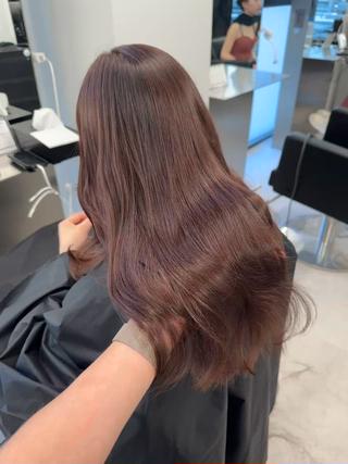 セミロング カラー エクステの神様 ▫️原島ユウヤ▫️のヘアスタイル